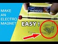 How to Make An Electro-Magnet ! - Fun At Home ! How to Make An Electro-Magnet ! - Fun At Home !