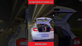 YouTuber ARRESTED for Throwing CASH from Car | Farzi Scene Jorawar Singh Viral Video News #shorts