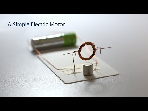 How to build a simple electric motor How to build a simple electric motor