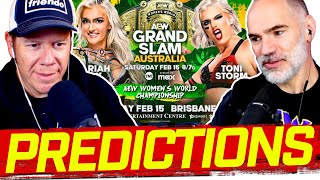 AEW Grand Slam Australia Predictions