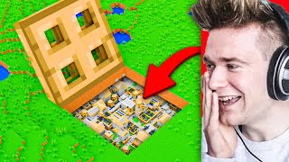 UKRYTE Miasto POD TRAPDOOREM PRANK na WIDZU | Minecraft Extreme