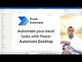 Automate your Excel tasks by using Power Automate Desktop