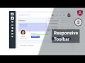 Adding Responsive Toolbar | Part 3 | Responsive Sidenav