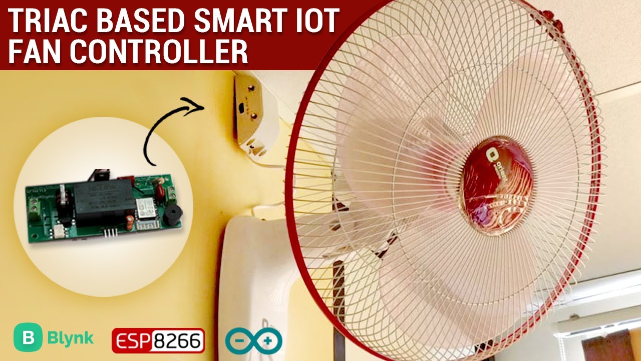 Iot Based Smart Fan Control Using Esp8266 And Blynk Iot Di – NBKomputer