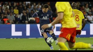 Messi scored a super goal I PSG 1-1 Lens