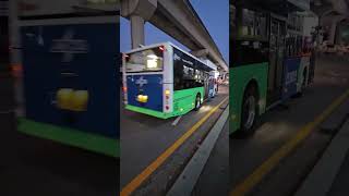 경남여객10-5번BYD 뉴 eBus-12 EV삼가역.두산위브버스정류장발차영상1506호2023.10.29