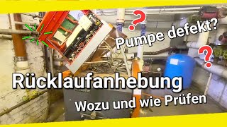 Umwälzpumpe defekt? Rücklaufanhebung verstehen und Prüfen / Doku #worklife