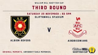 Albion Rovers 1-4 Airdrieonians | William Hill Scottish Cup 2019-20 – Third Round