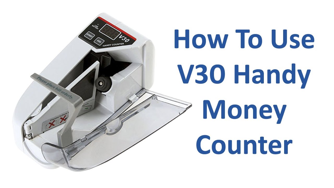 How To Use V30 Handy Money Counter Youtube