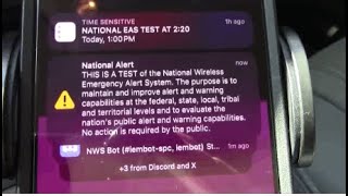 2023 U.S National Emergency Alert System Test! (EAS #738-741)