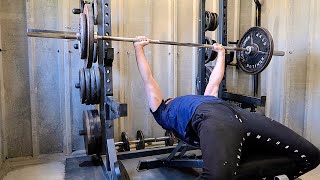 80kg x 15 reps bench press