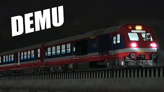 SILIGURI - RADHIKAPUR Demu Passenger | BARSOI TO RAIGANJ | NIGHT JOURNEY - IR MSTS