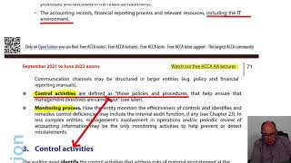 Internal Control - ACCA AA