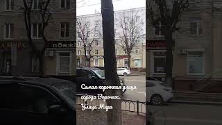 самая короткая улица города Воронеж. Улица Мира