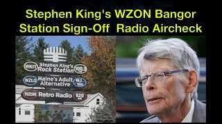 WZON 620 Bangor - Final 10 Minutes \u0026 Sign Off Of Stephen King's Z62 - December 31 2024 - Aircheck