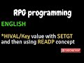 IBM i, AS400 Tutorial, iSeries, System i - *HIVAL/Key value with SETGT and then using READP concept