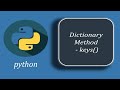Python Dictionary Method - keys()