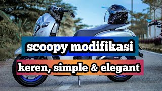 scoopy modifikasi simple ||  ala thailandstyle bagi kantong pelajar