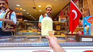 The New Turkish Ice Cream Man (POV) - Istanbul Street Food