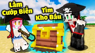 REDHOOD THỬ THÁCH 24 GIỜ LÀM VUA CƯỚP BIỂN TRONG MINECRAFT PE*1 NGÀY TRỞ THÀNH NỮ CƯỚP BIỂN CỦA MỀU