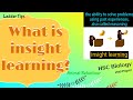 What is insight learning? | Animal Behaviour | HSC Biology | Ladder Tips