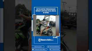 Detik-detik Persaingan Sengit Duo Bocil Saat Ngekor ke Bapak Waktu Antre BBM di SPBU