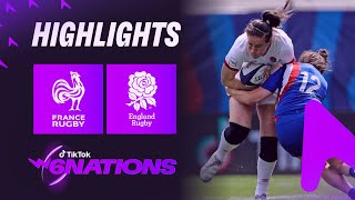 Highlights | France v England | 2022 TikTok Women's Six Nations