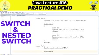 switch statement in java | nested switch | Java Tutorial for Beginners | Tech Wizard