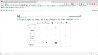 Item Specific Tools on the SBAC Math Practice Test