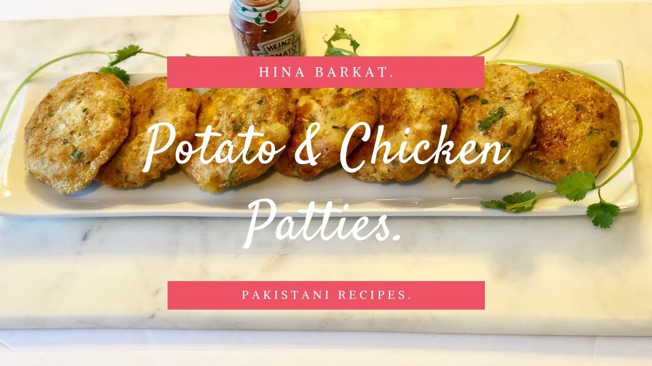 Chicken And Potato Patties - YouTube