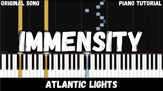Atlantic Lights - Immensity (Intermediate Piano Tutorial) (Original Song)