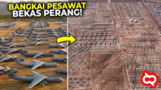 Ribuan Pesawat Terbengkalai Tersusun Rapi Di Tempat ini! Daftar Kuburan Pesawat Terbesar di Dunia