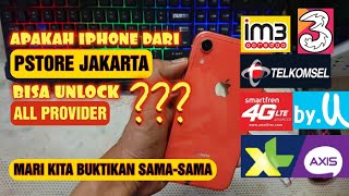 TEST SEMUA KARTU DI IPHONE PSTORE JAKARTA APAKAH BISA UNLOCK ALL PROVIDER??