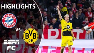 Bayern Munich vs. Borussia Dortmund | Bundesliga Highlights | ESPN FC