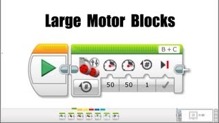 EV3 Programming: Large Motor Blocks