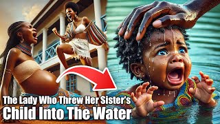 The Lady Who Threw Her Sister's Child into the Water😢 #africantales #folktales #bestafricantales