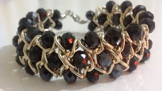 Kristal Taş Ve Zincir Ile Bileklik Yapımı - Kendin Yap - Diy , Canım Anne