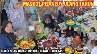 MASKOT PEDO EUY ULANG TAHUN | Bikin Nasi Tumpeng Ala KATUMIRI KIDUL