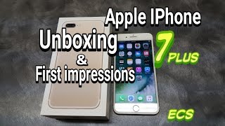 Apple iPhone 7 Plus Gold Unboxing: The Wait Is Over | Lets Play