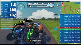 Zwift - Race: Foudre Friday Apero League Race (C) on Douce France in France