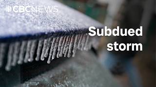 Montreal dodged the worst of Wednesday’s freezing rain storm — but it’s not over yet