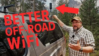 Weboost WiFi Hack for OffRoad Camping