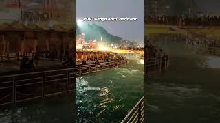 Ganga Aarti 😌🙏🏻❣️ || Haridwar || #ganga #haridwar #varanasi #banaras #aarti #viral #trending