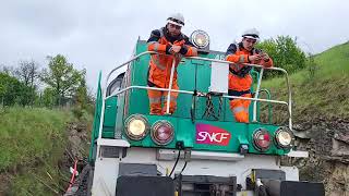 En direct de Badaroux - travaux sur la ligne du Translozérien