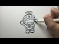 도라에몽 그리기 how to draw doraemon ドラえもん