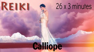 Healing Reiki Music with 26 x 3 minute tingsha bell timer - Calliope