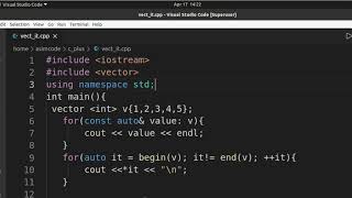 C++ Iterating Over vector
