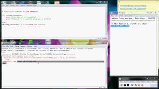 Python Programming - Function - Lesson 5 (CCW204)