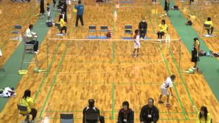 2012年度 全国小学生選手権大会(静岡県) 4年男子シングルス3回戦 内野（埼玉） vs 八岩（福岡）