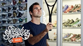 Roger Federer Goes Sneaker Shopping With Complex